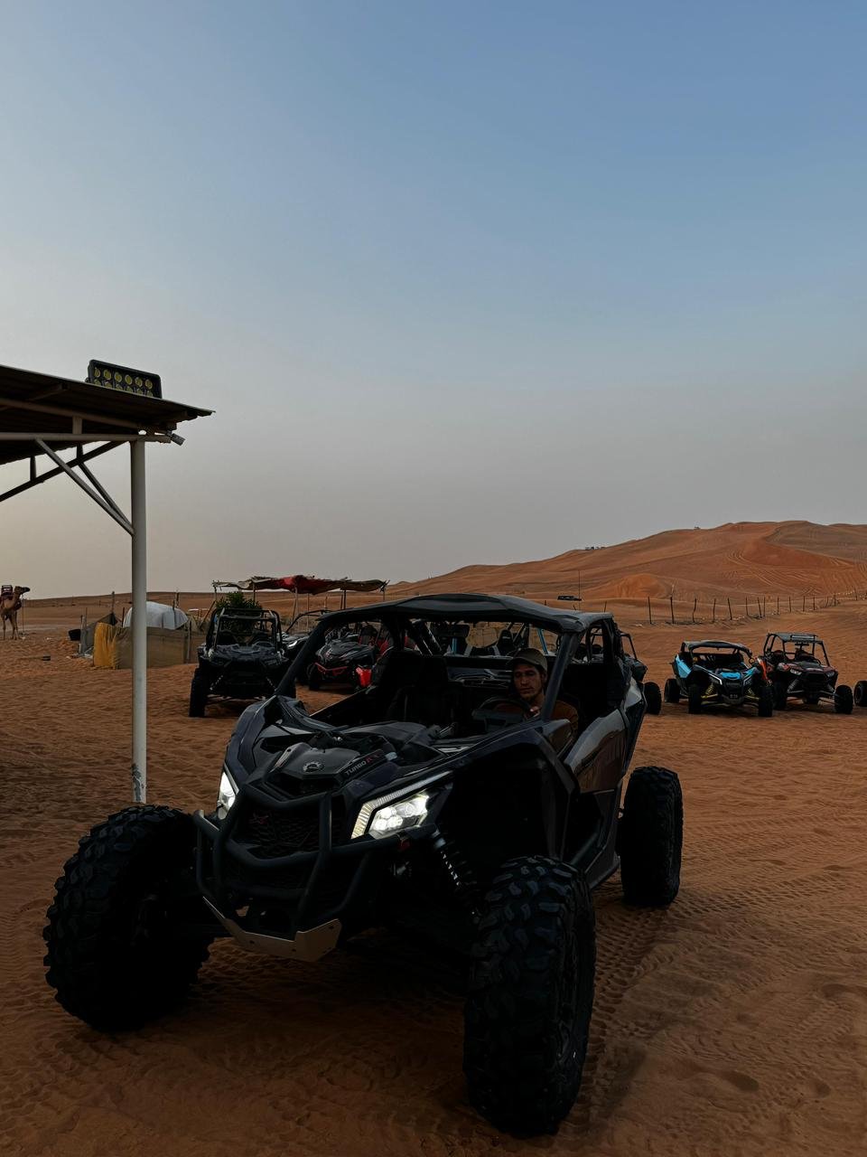 Close-up of Can-Am 1000cc buggy with bold styling