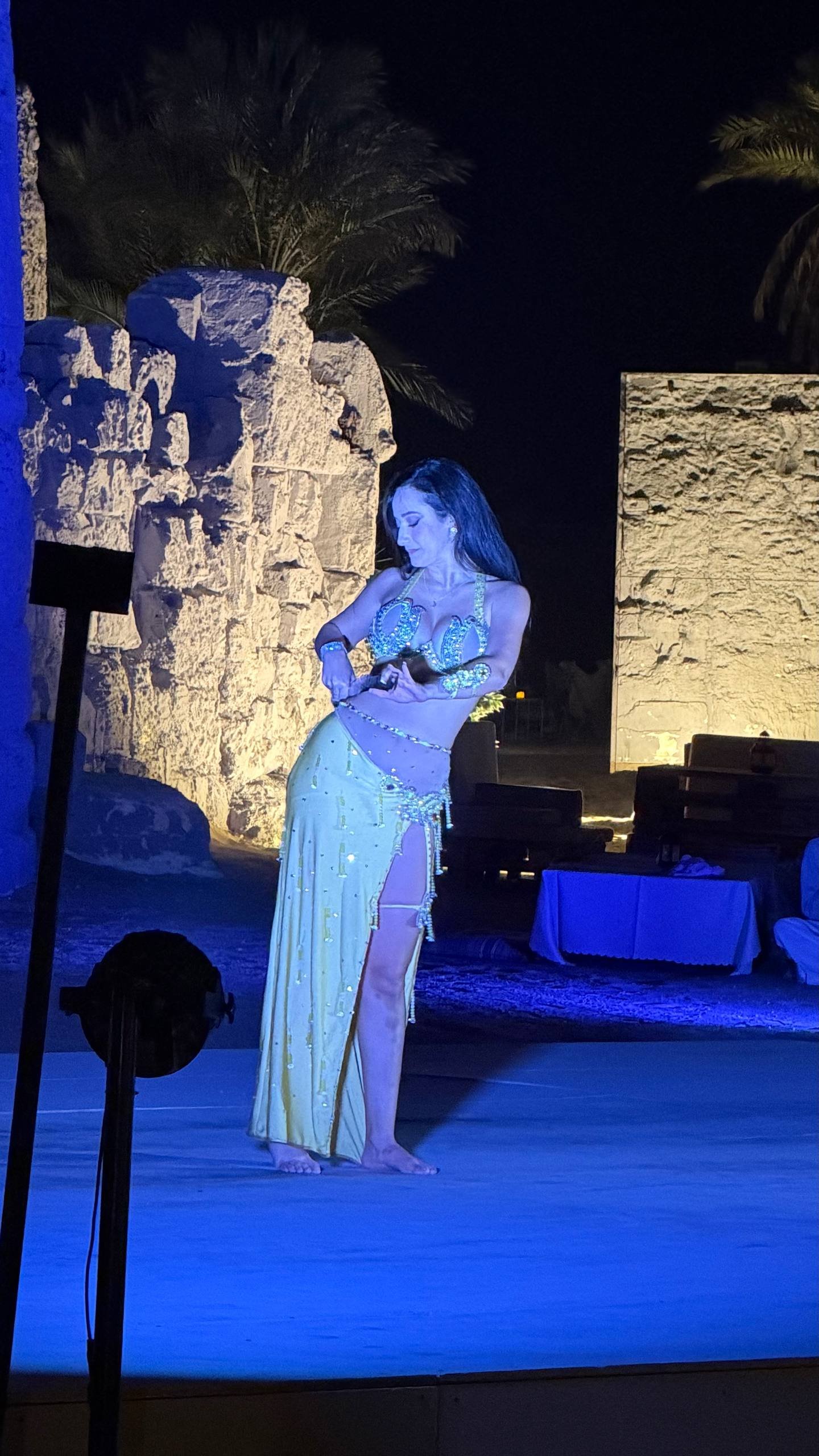 Guests enjoying desert