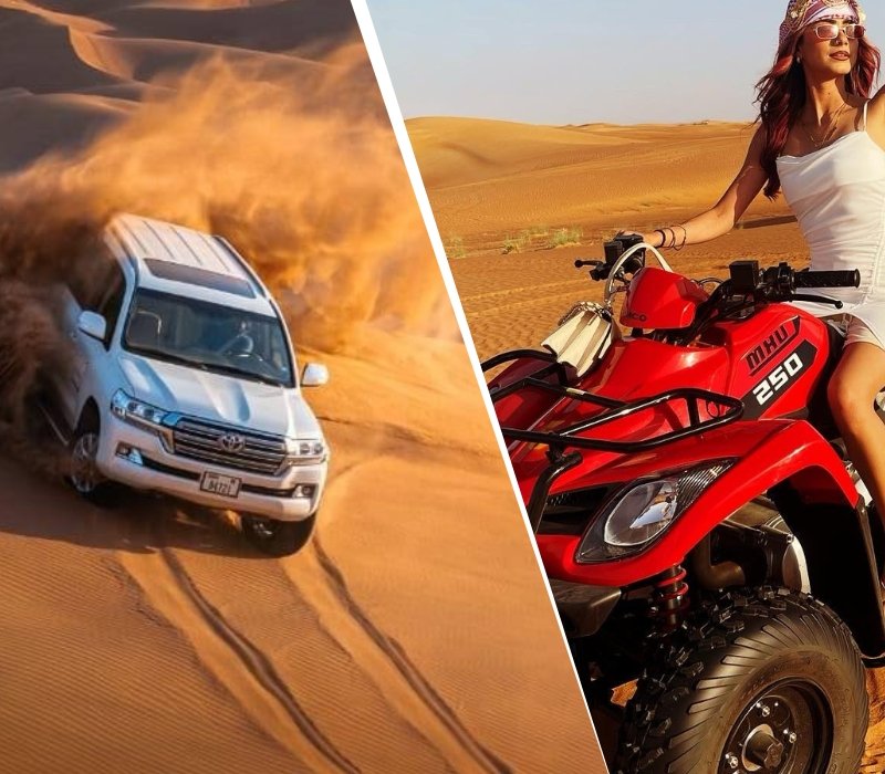 Standard Package + Quad Bike in Dubai desert