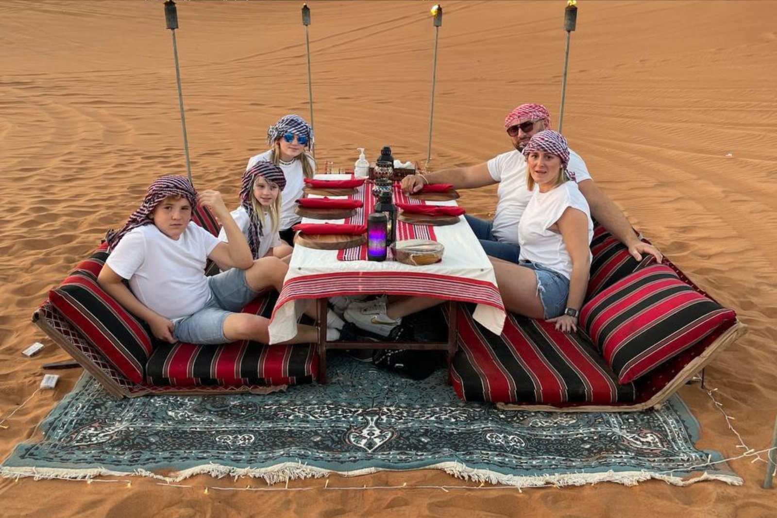 Private desert setup in Dubai